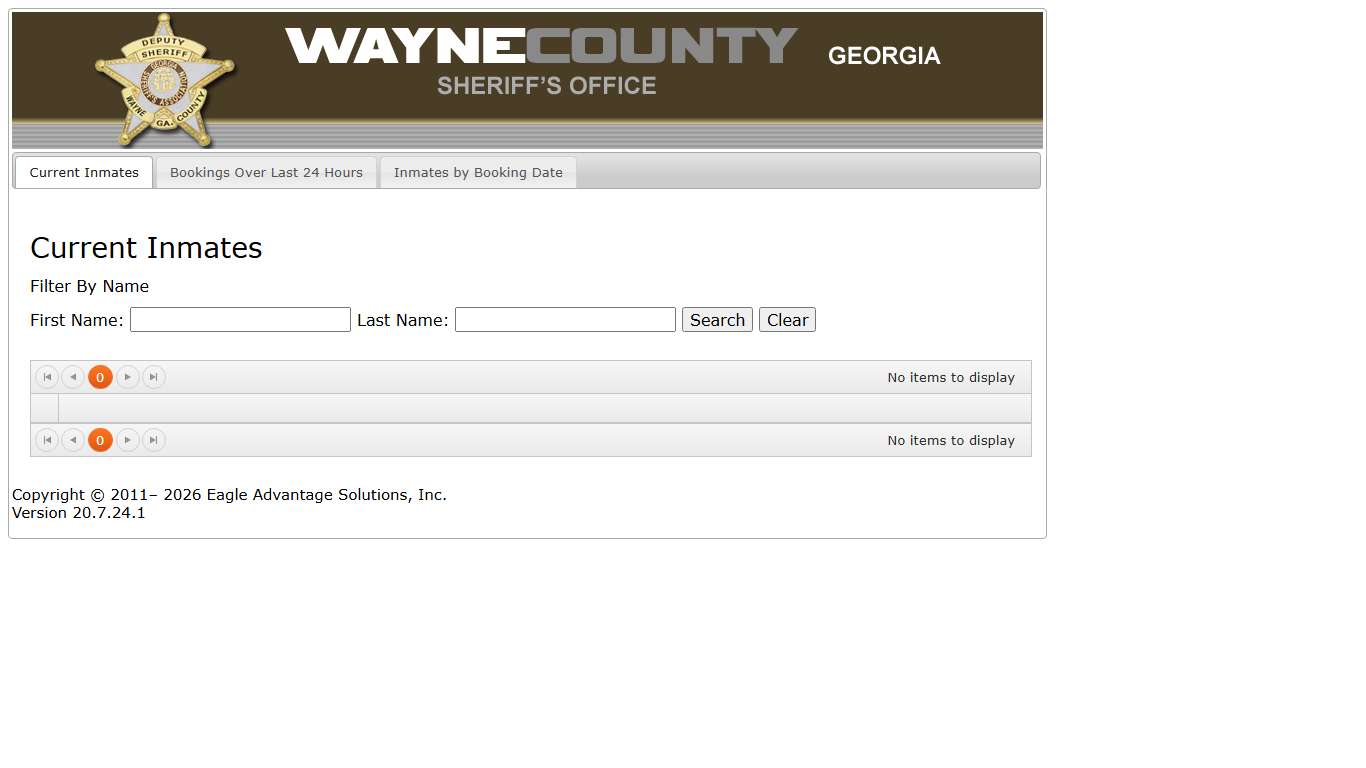 Wayne County GA Inmate Information