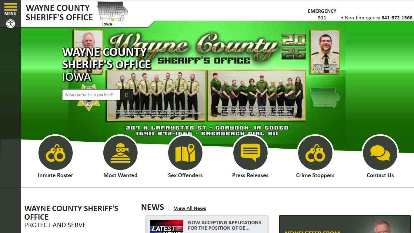 Wayne County Iowa Sheriff's Office